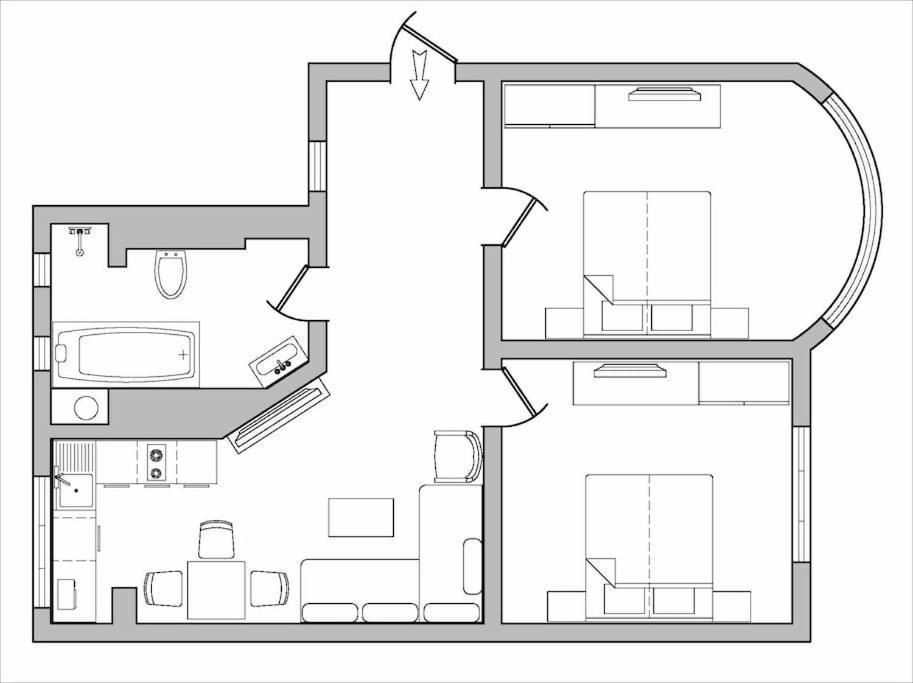 High Tech - Luxurious Apartment Sofia Bagian luar foto